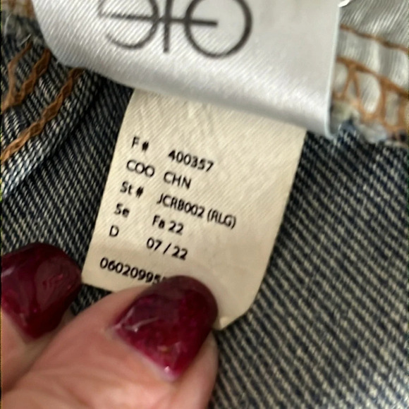 Circus NY High Rise Slim Straight Jeans in Roller Girl - Size 25 (juniors) - Picture 8 of 8